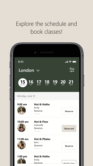 &asanas iPhone screenshot 3 - Health & Fitness app