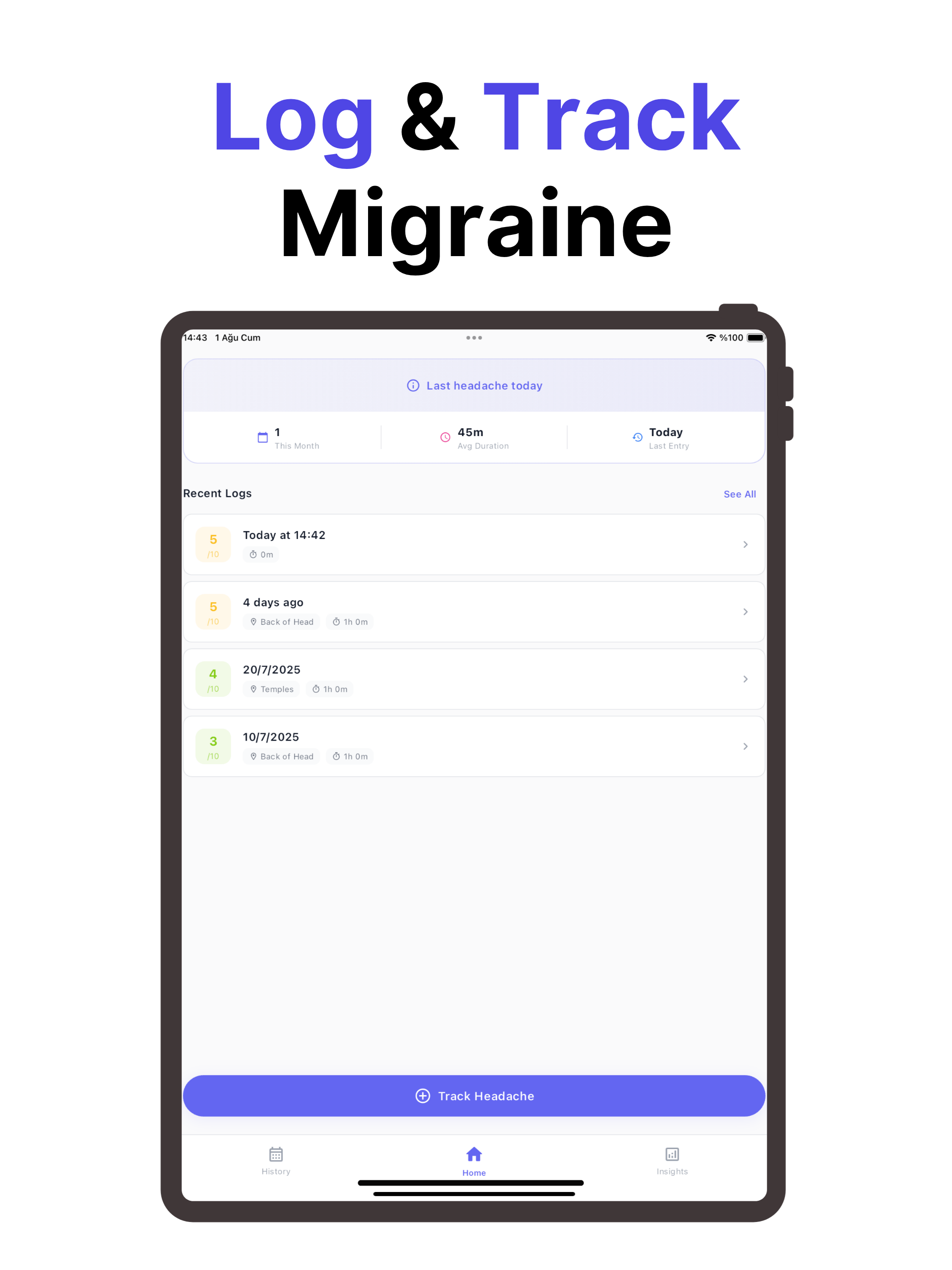 Headache Tracker - painpulse