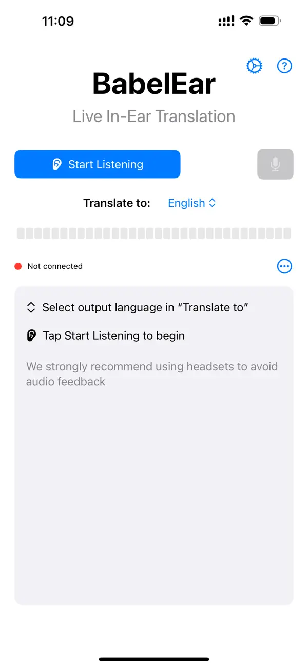 #2. BabelEar (iOS) بواسطة: KapTable AI Limited