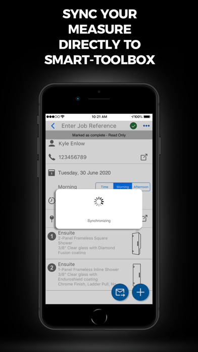Smart Glazier Shower Measure iPhone screenshot 7 - Productivity app