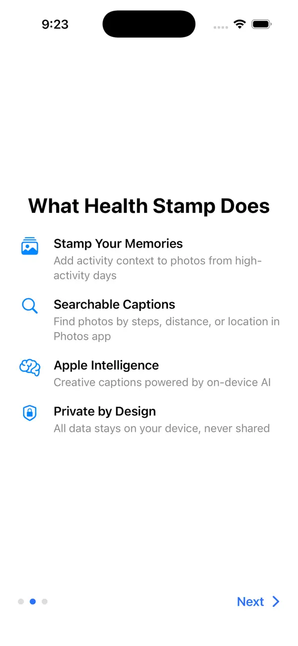 Screenshot #1 pour Health Stamp