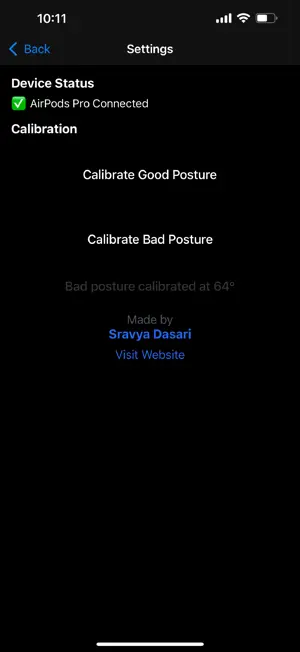 PosturAir screenshot 3