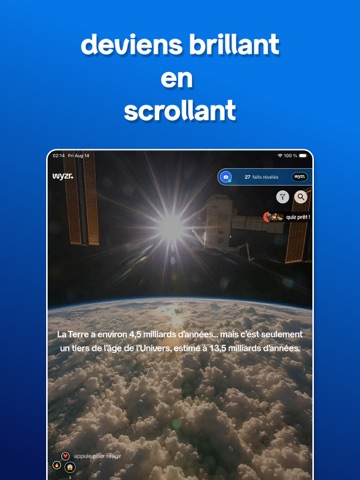 Wyzr iPad screenshot 1