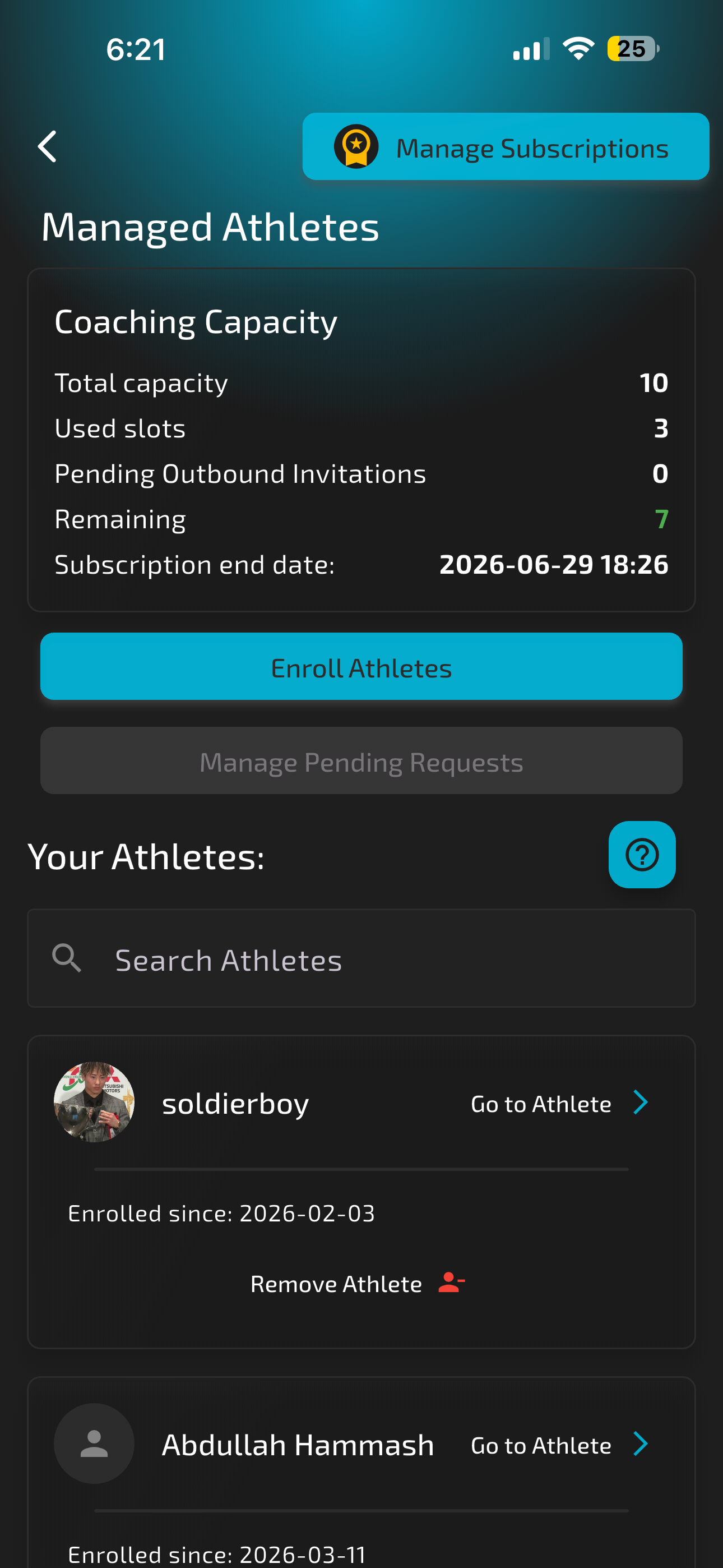 Olympus Performance Lab screenshot 8