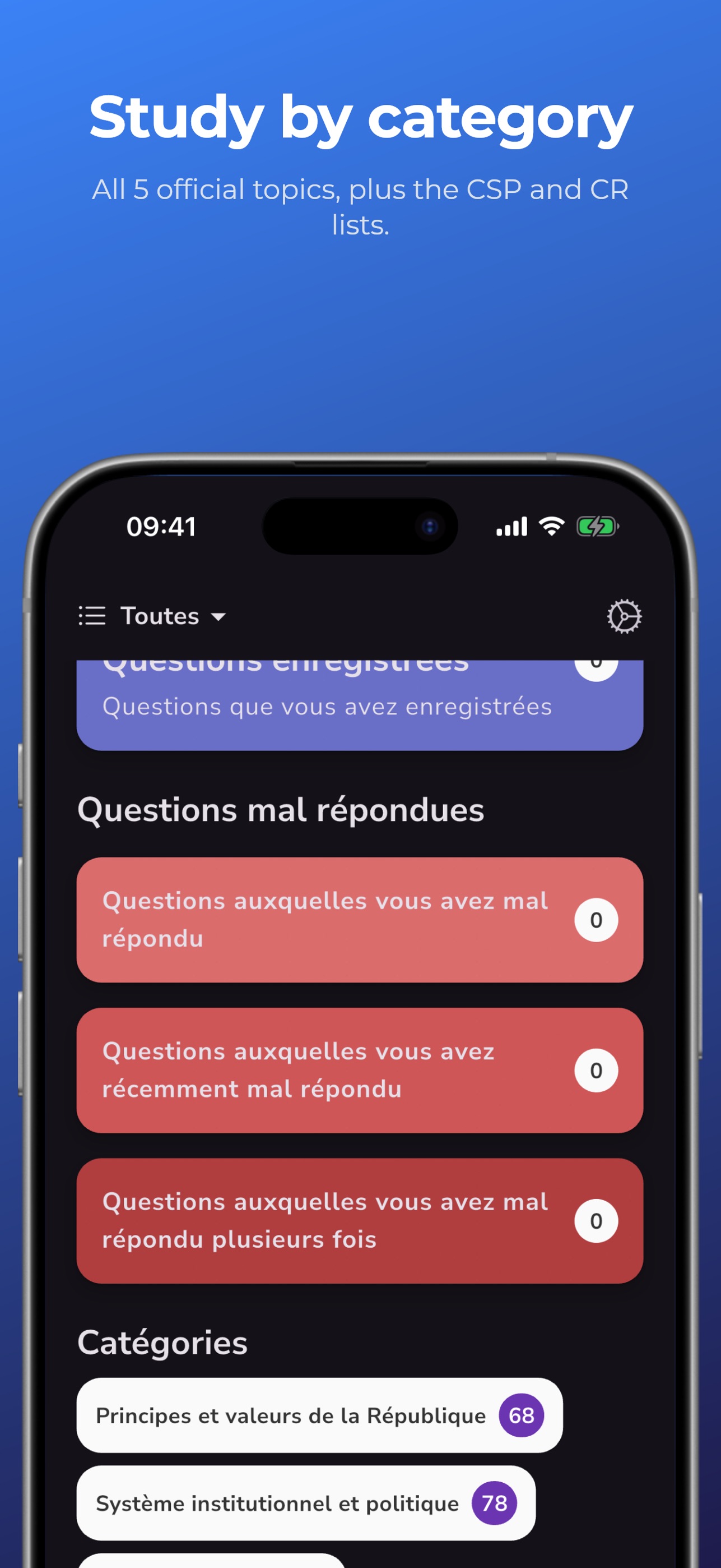 Screenshot 4 of France Examen Civique 2026 QCM