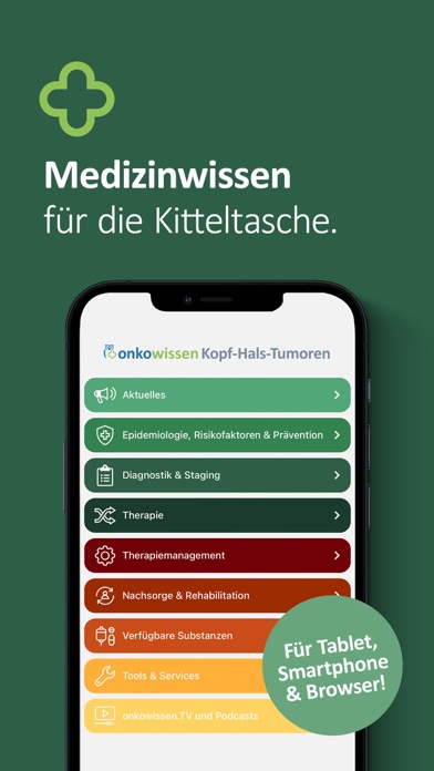 Kopf-Hals-Tumoren onkowissen Screenshot