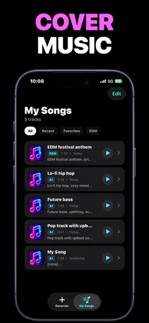 Music Generator Song AI: Muzy screenshot 3