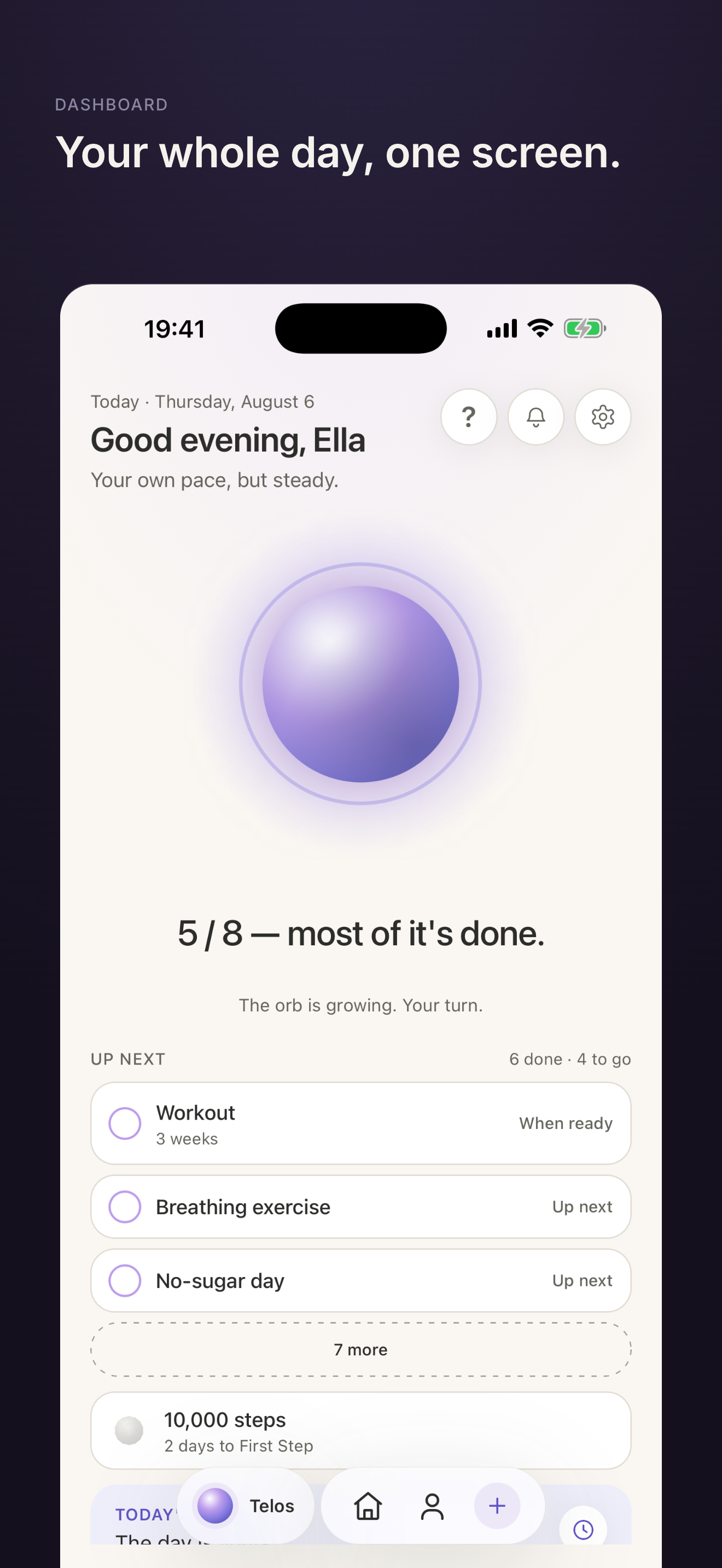 Telos: Habit Tracker & Goals screenshot 5