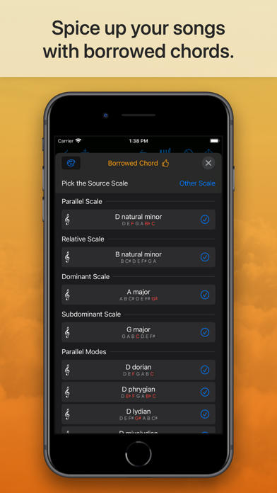 Suggester 2 : Chords & Scales Screenshot