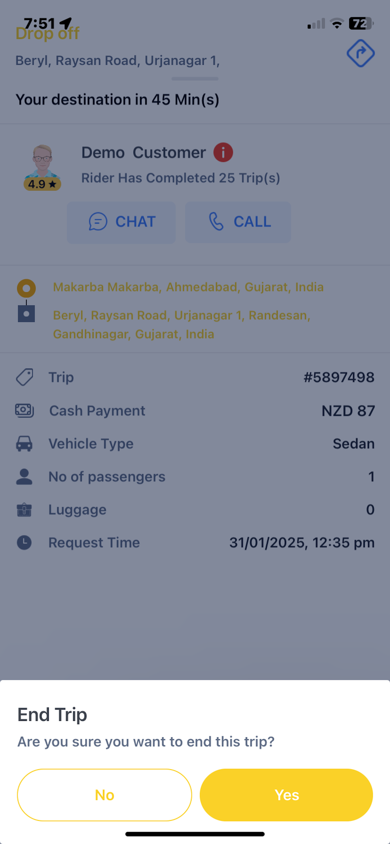 GetATaxi Driver App
