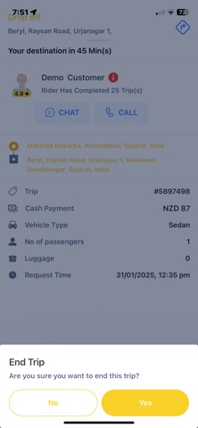 GetATaxi Driver App Screenshot 11 of 12