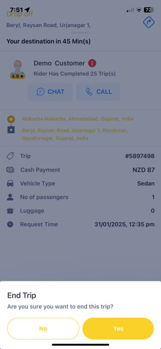 GetATaxi Driver App Screenshot 11 of 12