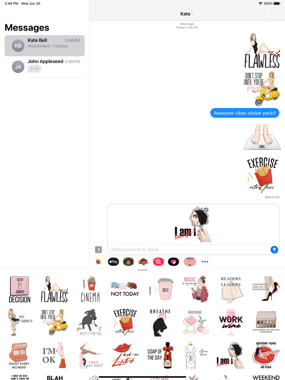 Screenshot #5 pour Beauty Vibes Stickers