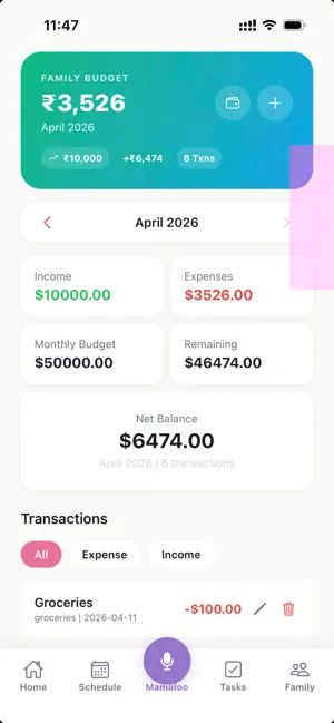 Mamaloo — Family Organiser screenshot 4