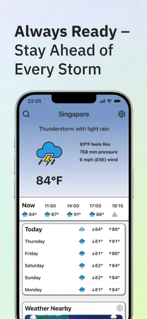 Weather Cards: Rain Forecast screenshot 2