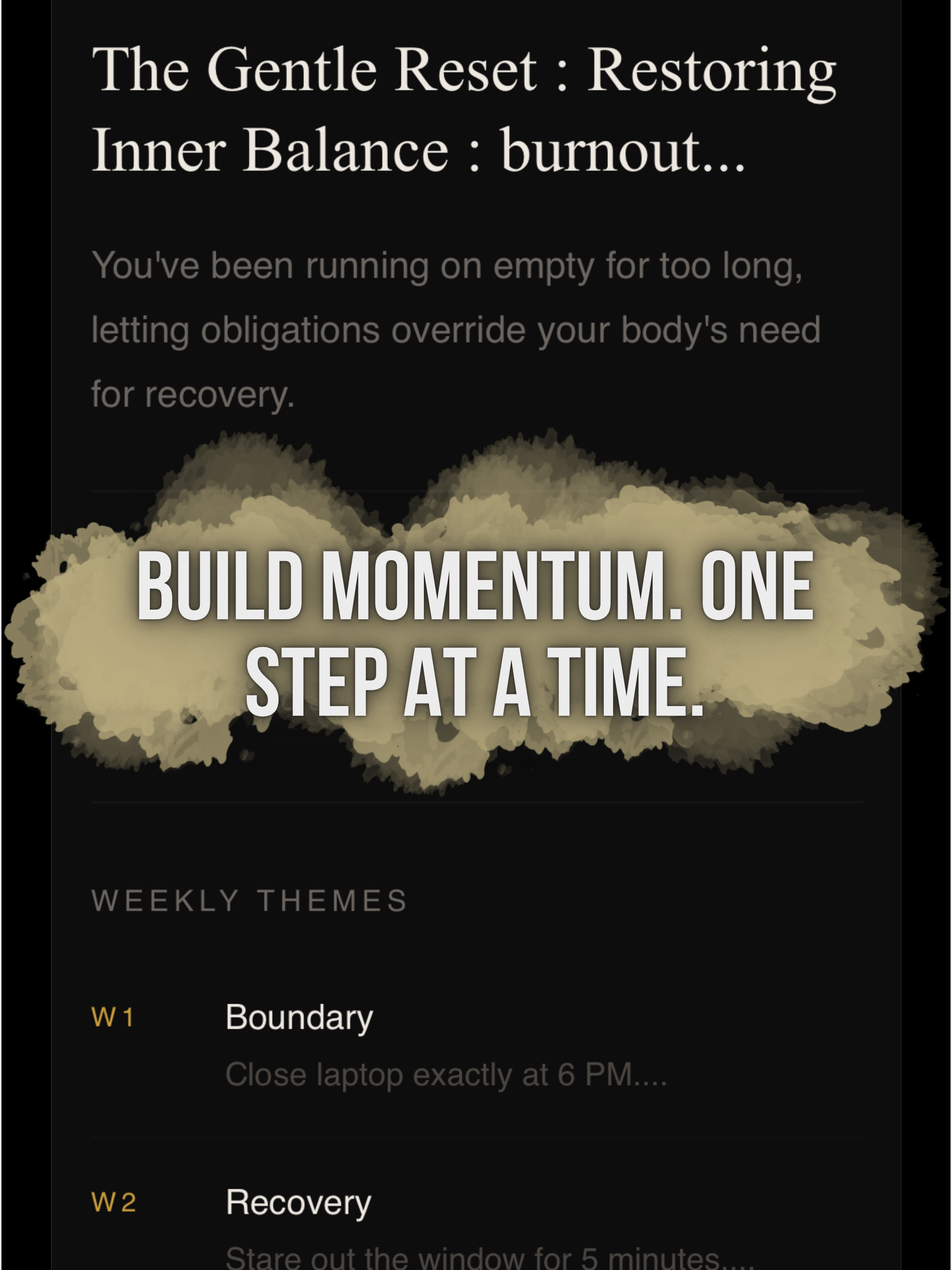 Shift: Making new habits
