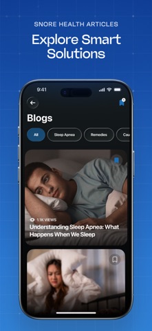 SnoreIQ - Snoring Tracker iPhone screenshot