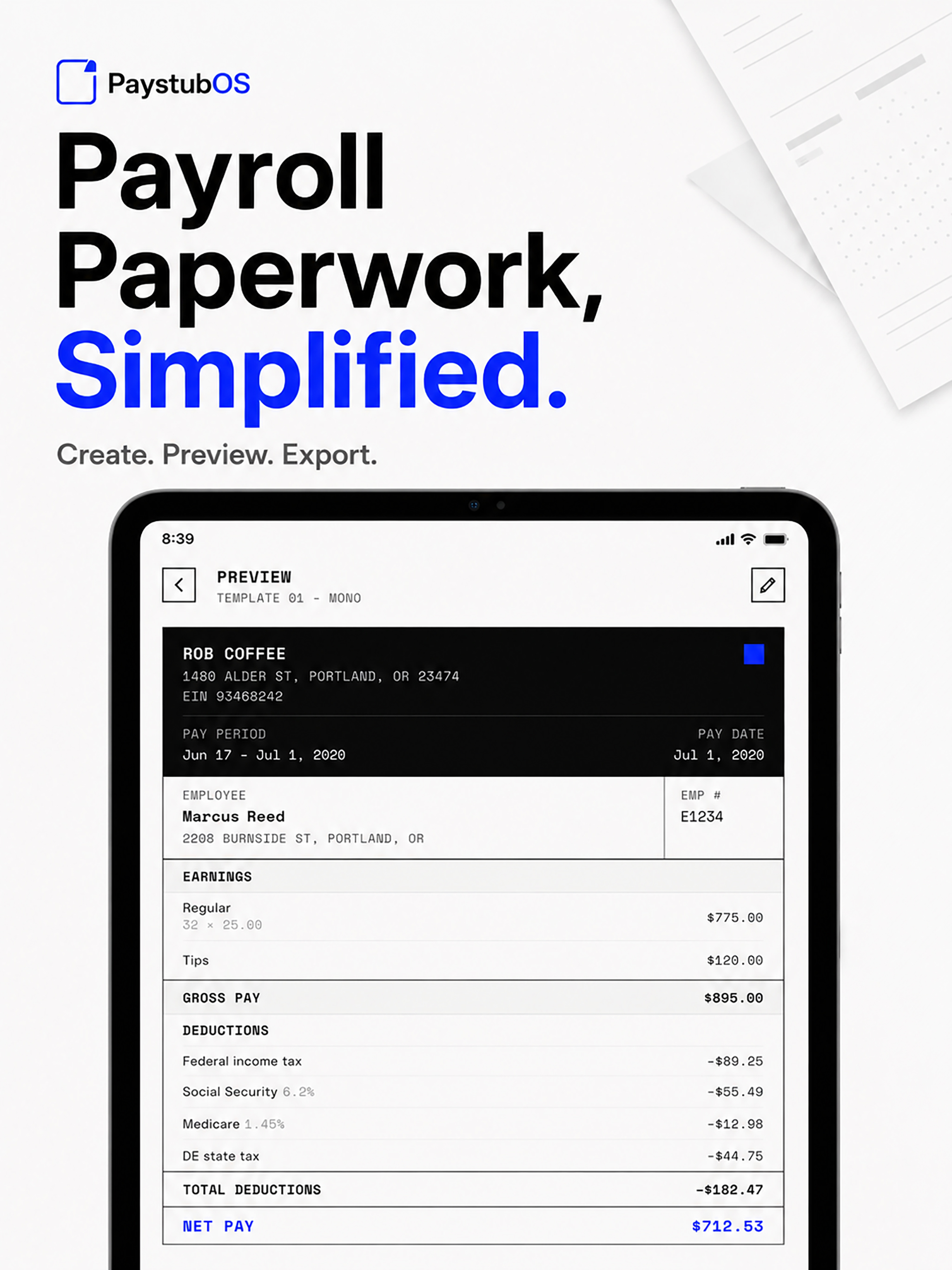 Paystub Generator: Stub Maker screenshot 6