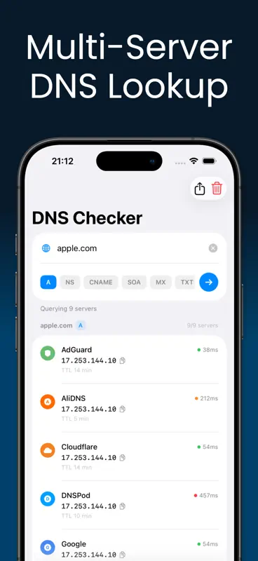 DNS Checker Pro - Global Tool screenshot 1 of 3