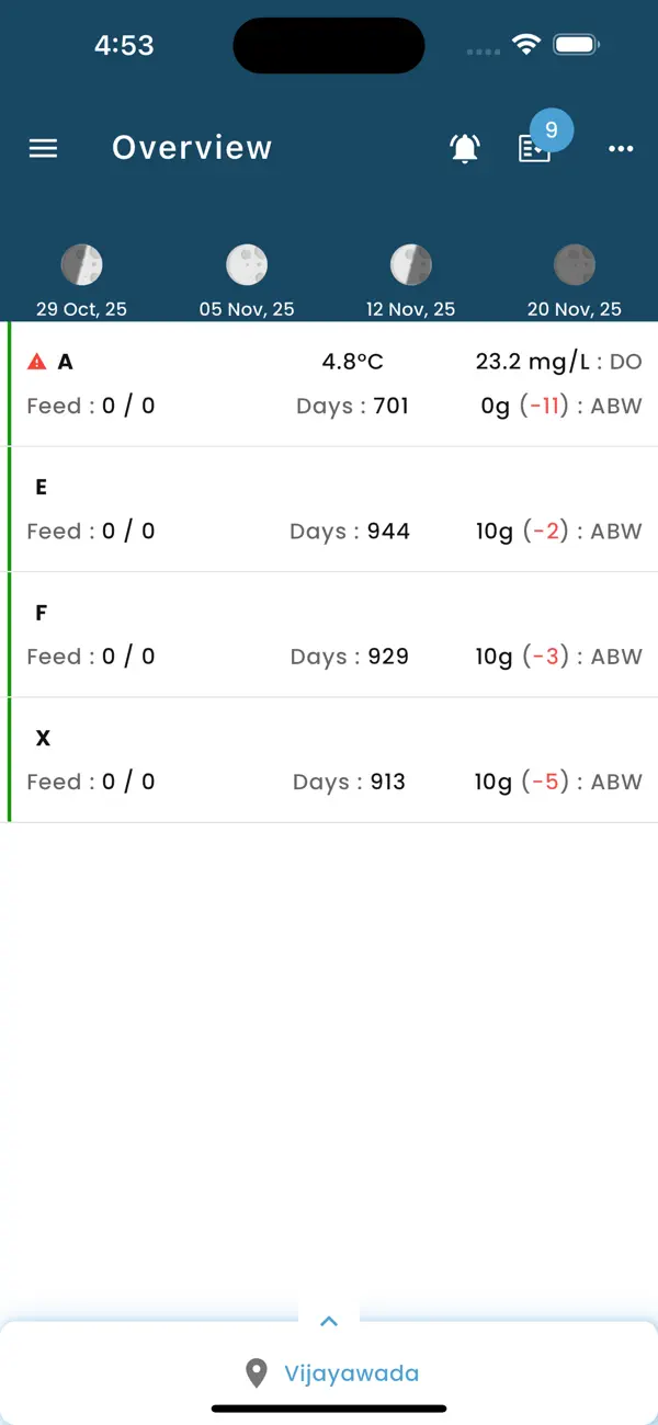 Screenshot #3 pour PondLogs V2