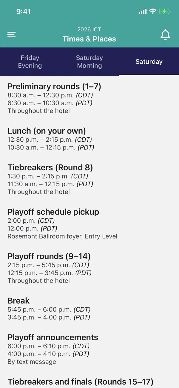 Screenshot #2 pour NAQT National Championships