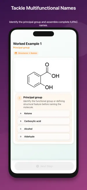 Organic Chemistry Naming Tutor screenshot 3