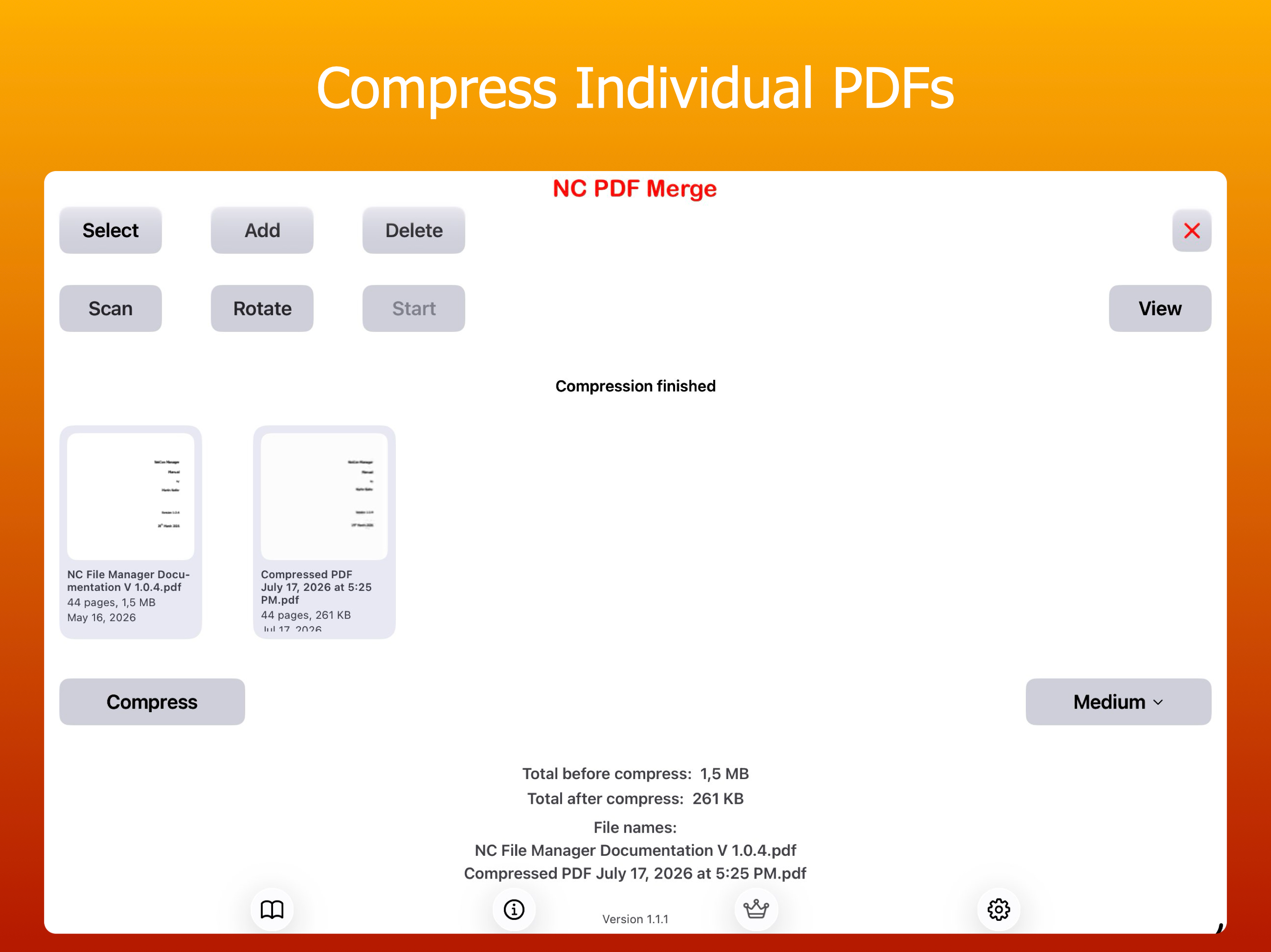 NC PDF Merge screenshot 12