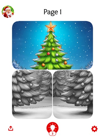 Christmas Puzzle - Paint Art iPad screenshot