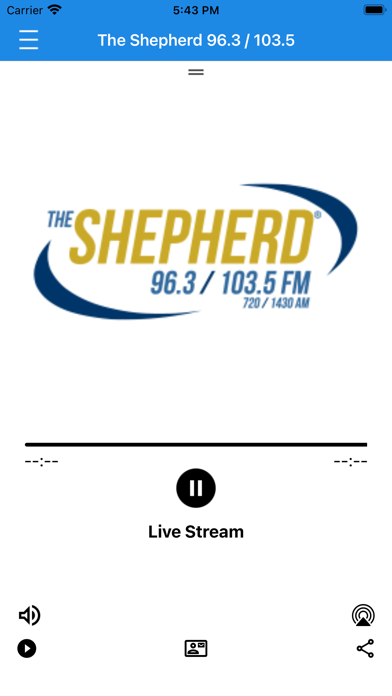The Shepherd Radio Screenshot