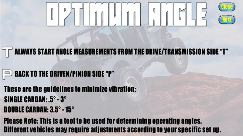 Optimum Angle screenshot 2 of 3