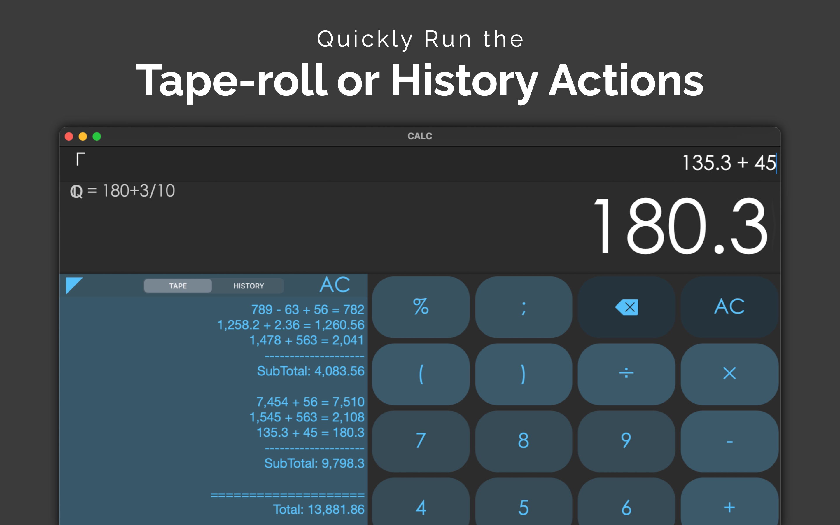 CALC Smart Calculator ±