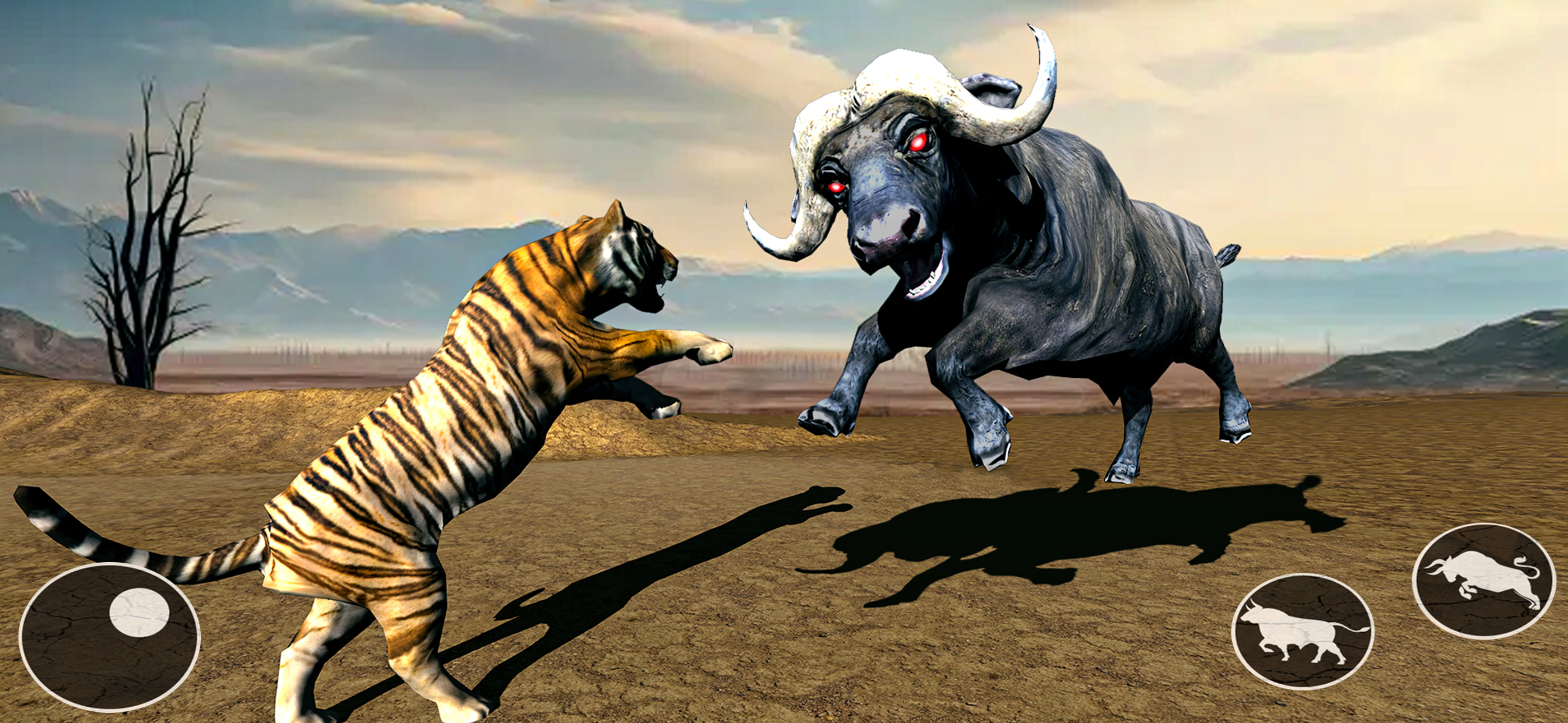Angry Bull Attack Fight Game