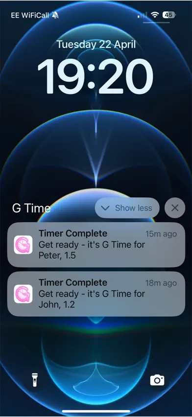G Time screenshot 3