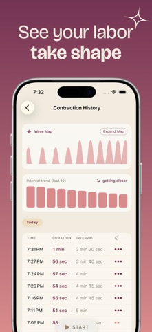 Contraction Timer & Live Share Screenshot 4 of 6