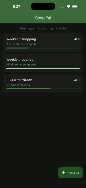 ShopPal Shopping List screenshot 2