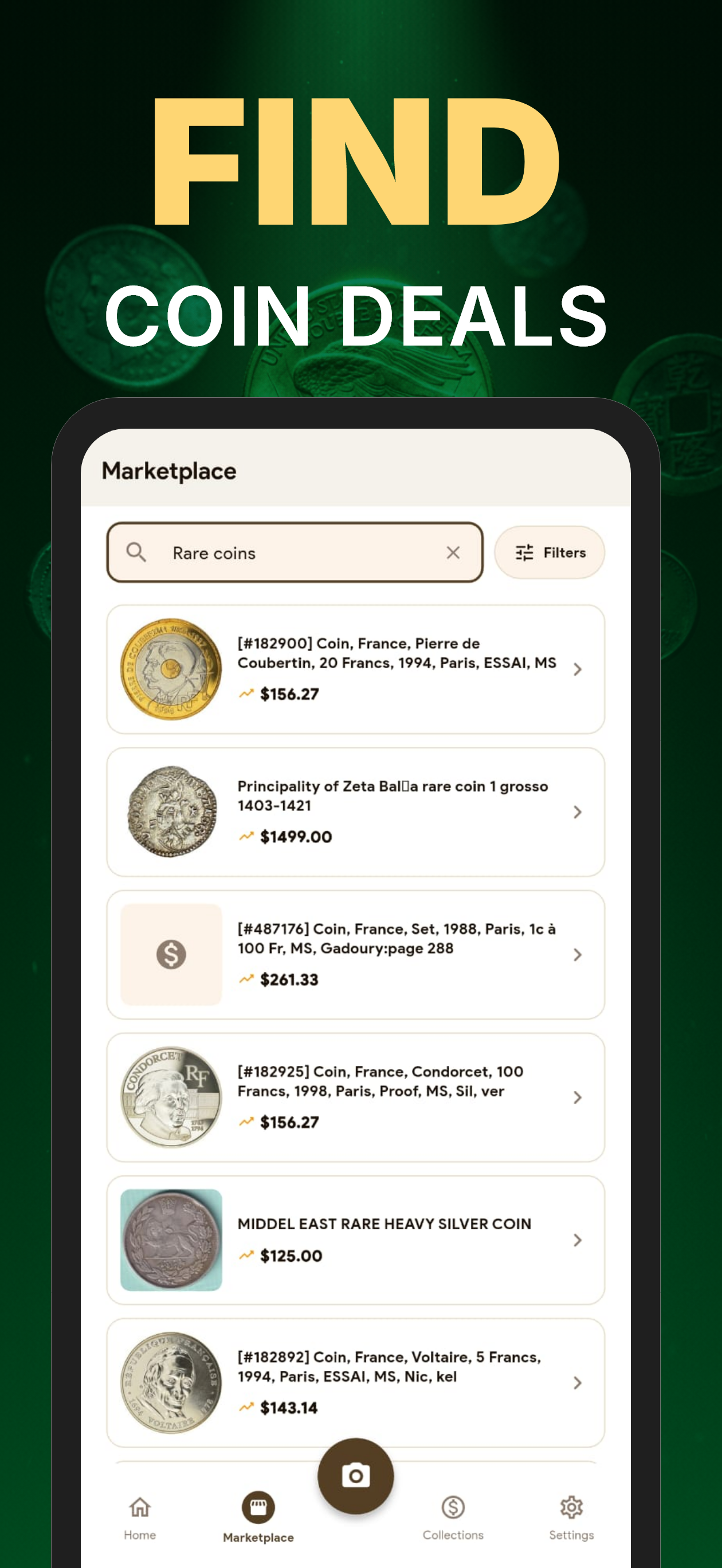 Coin Identifier・Value Scanner