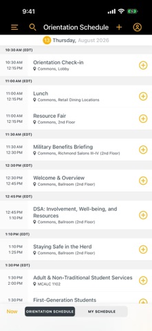 VCU Guidebook iPhone screenshot