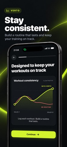 Screenshot 2 of Verto: Gym Workout Tracker App