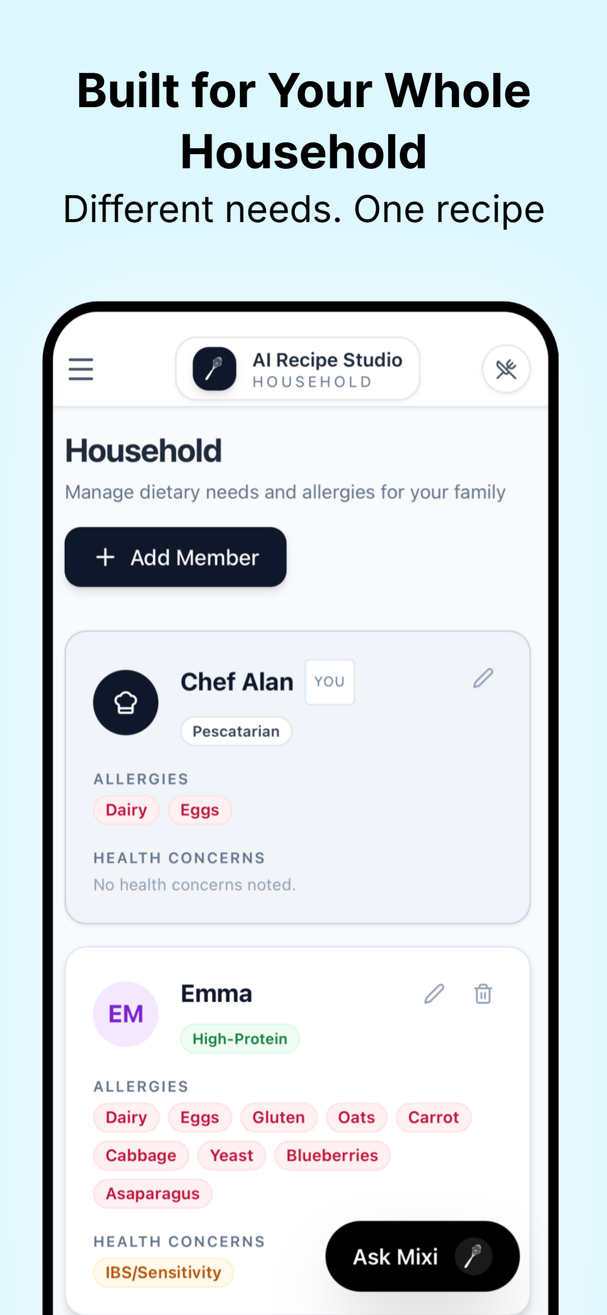 AI Recipe Studio - AskMixi screenshot 4