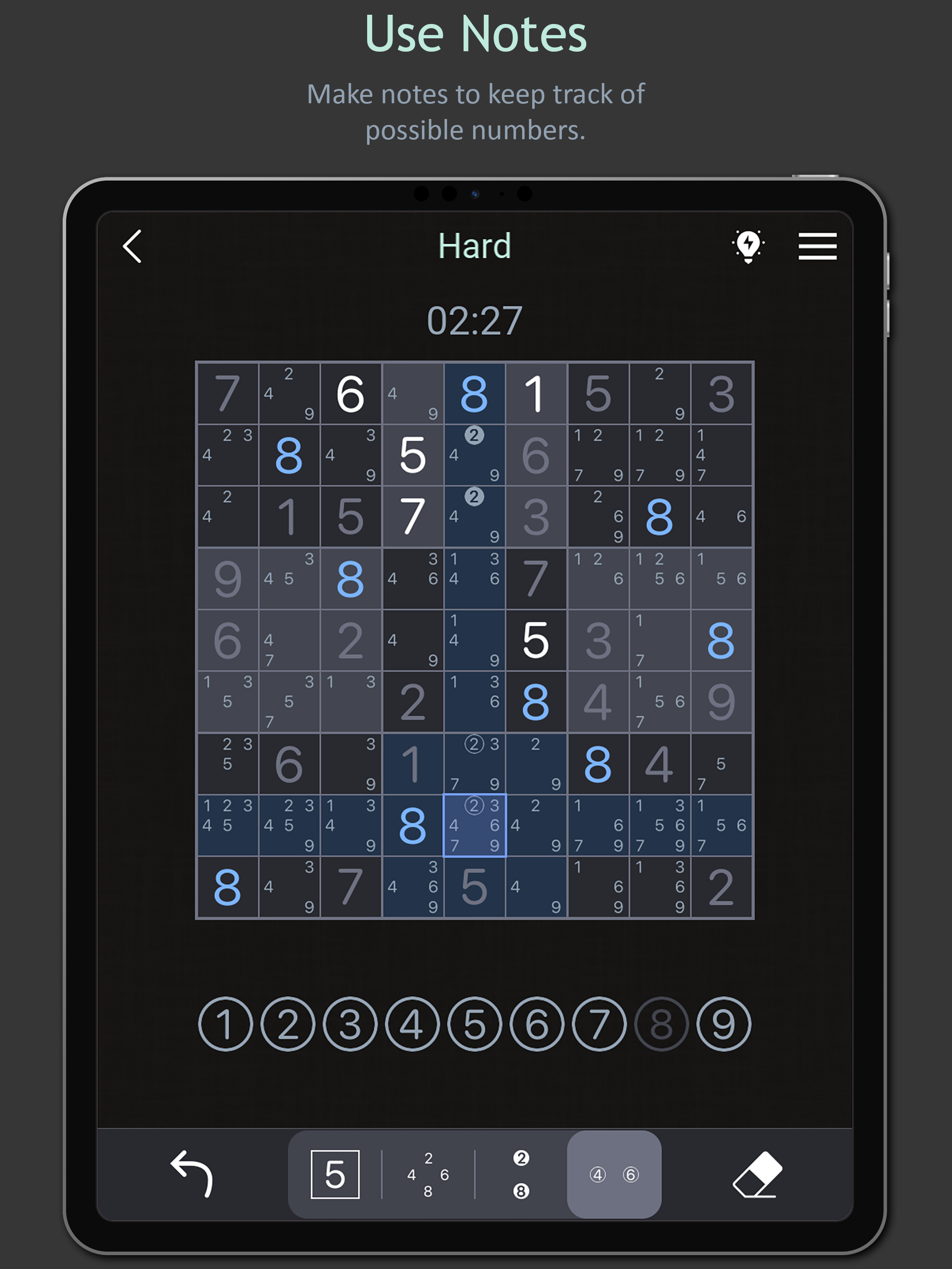 Dark Sudoku - Classic Puzzle