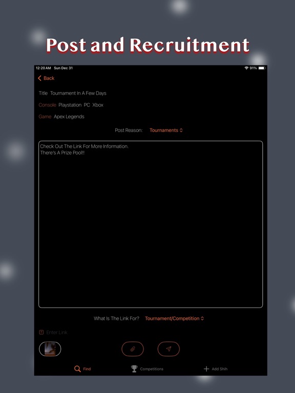 E-Oasis iPad screenshot 3 - Social Networking app