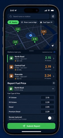 Gas Prices: Station Finder iPhone screenshot