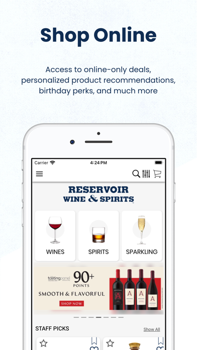 Reservoir Wines Screenshot