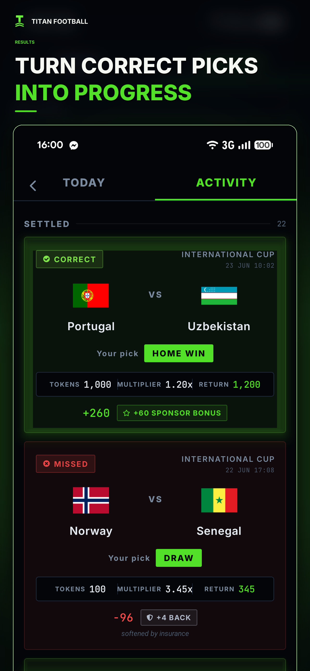 Titan Football Prediction Game screenshot 4
