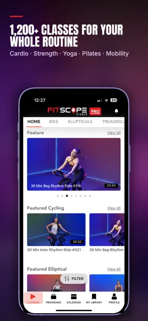 Fitscope: Bike Row Run Erg screenshot 1