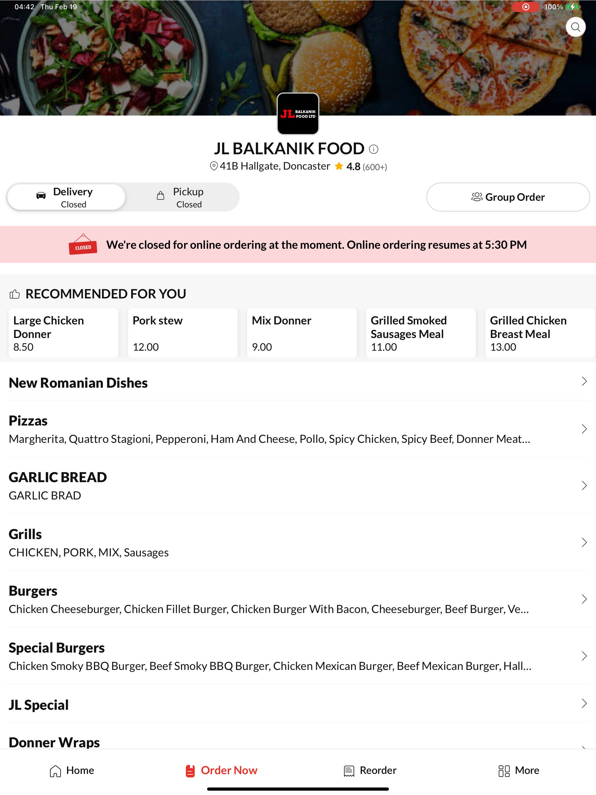 JL BALKANIK FOOD