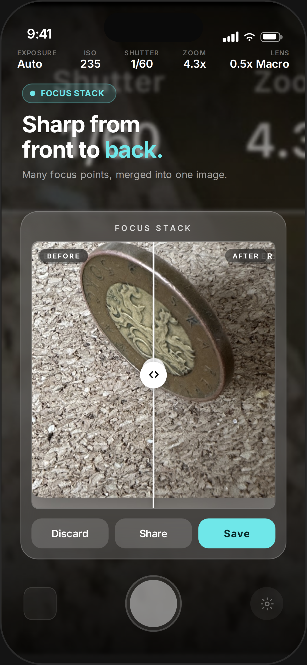 Macro Camera Pro: Manual Focus screenshot 6