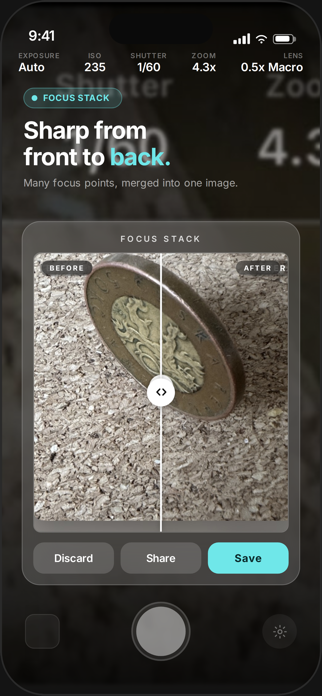 Macro Camera Pro: Manual Focus Screenshot 6 of 7