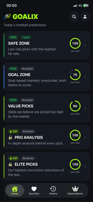 Goalix Football Analysis screenshot 1 of 4