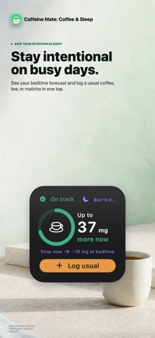 Caffeine Mate: Coffee & Sleep Screenshot 2 of 6